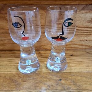 Sea Glass Bruk from Kosta Boda Sweden Glasses Globets